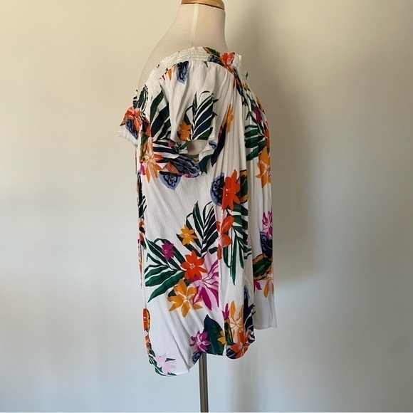 Old Navy Floral Plus Size Off the Shoulder Top XXL - Picture 7 of 12